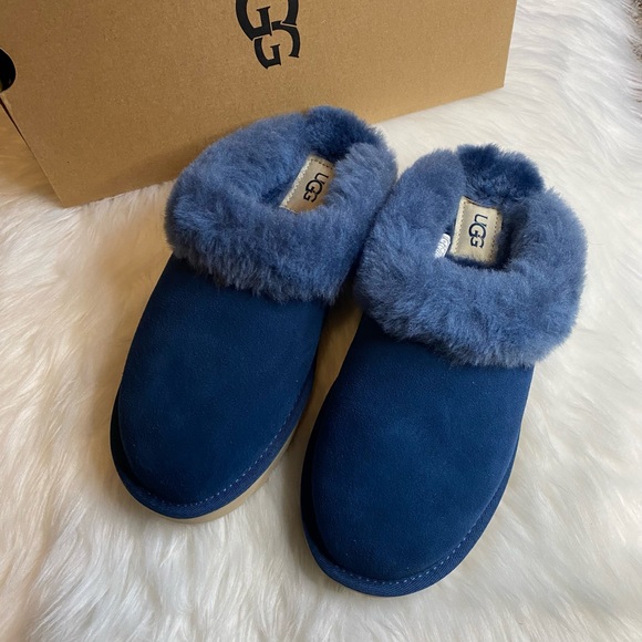 UGG Shoes - UGG Women's Cluggette Slippers Size 7 Ocean Blue New With Box